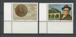 Yougoslavie 1983 N° 1867/1868 ** Neufs MNH Superbes C 1.50 € Génie Humain EUROPA Ecrivain Ivo Andric Médaille Pont - Neufs