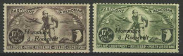 België PR81/82 ** - Luchtpostzegels PA12/13 Met Opdruk "Hommage à Roosevelt" - Private & Local Mails [PR & LO]