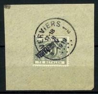 België TX16A - Takszegel 50c Grijs - Met Naamstempel Verviers - Postzegels