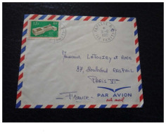 TIMBRE.n°8436.PAPEETE.ILE TAHITI.PARIS.1969 (31 DECEMBRE).PAR AVION - Tahiti