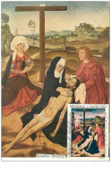 TIMBRES.CARTE MAX.n°9315.HAUTE-VOLTA.BOUTS BOUTS.DEPOSITION DU CHRIST - Alto Volta (1958-1984)