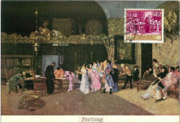 TIMBRES.CARTE MAX.n°9362.ESPAGNE.FORTUNY.LA VICARIA - Maximum Cards