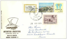 TIMBRES.n°2869.EXPEDITION POLAIRE. ANTARTIDA ARGENTINE-COUDEKERGUE FRANCE.1979.TIMBRES 50 PESOS.20 PESOS.2 PESOS - Sonstige & Ohne Zuordnung