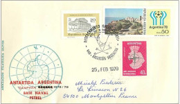 TIMBRES.n°2871.EXPEDITION POLAIRE.ANTARTIDA ARGENTINA-MONTPELLIER FRANCE.BASE NAVAL PETREL.1979 - Other & Unclassified