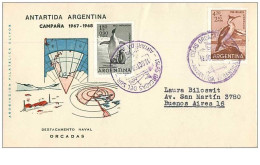 TIMBRES.n°2883.EXPEDITION POLAIRE..ANTARDIDA ARGENTINA-BUENOS AIRES.1968-1969.TIMBRES ET CACHETS - Other & Unclassified