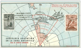 TIMBRES.n°2880.EXPEDITION POLAIRE.ANTARTIDA ARGENTINA-BUENOS AIRES.TERRITOIRE NAC DE TIERRA DEL FUEGO.....1967 - Andere & Zonder Classificatie