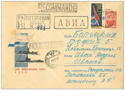 TIMBRES.n°2894.EXPEDITION POLAIRE.RECOMMANDE.ASTRAKHAN.ABHA.SUPERBE.A VOIR - Other & Unclassified