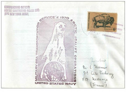 TIMBRES.n°2920.EXPEDITION POLAIRE.NEW-YORK-FRANCE.1971.UNITED STATES NAVY - Other & Unclassified