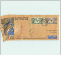 TIMBRES.n°9419.BELGIQUE.ETATS UNIS D'AMERIQUE PAR SABENA.POSTE AERIENNE.1946.PAR AVION - Covers & Documents