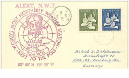 TIMBRES.n°9413.EXPEDITION POLAIRE.GERMANY.ORLD'S MOST NORTHERLY WEATHER.1966 - Altri & Non Classificati