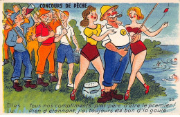 Sports - N°72590 - Concours De Pêche - Elles : Tous Nos Compliments ... D'la Goule - Visvangst