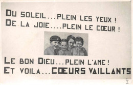 SCOUTISME - SAN36536 - Du Soleil... Plein Les Yeux ! De La Joie.... Plein Le CÅur ! Le Bon Dieu... Plein L'Ame ! - Pfadfinder-Bewegung