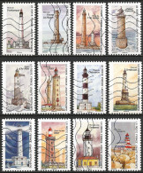 France 2019 - Mi 7375/86 - YT Ad 1753/64 ( Lighthouses ) Complete Set - Faros