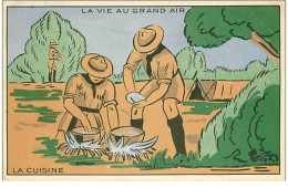 SCOUTISME.n°19.LA VIE AU GRAND AIR.LA CUISINE - Scoutismo