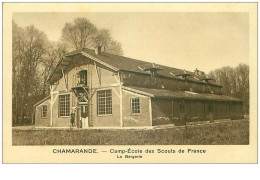 SCOUTISME.n°28176.CHAMARANDE.CAMP ECOLE DES SCOUTS DE FRANCE.LA BERGERIE - Padvinderij