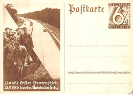 Sports - N°91638 - Jeux Olympiques - Allemagne 1936 - Hitler Creusant - Entier Postal - Jeux Olympiques