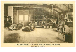 SCOUTISME.n°28177.CHAMARANDE.CAMP ECOLE DES SCOUTS DE FRANCE.L'ENTREPOT DU MATERIEL - Padvinderij