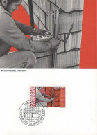 Liechtenstein - 858 Mensch Und Arbeit - Rohbau - Maximumkarten (MC)