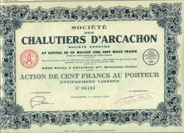 CHALUTIERS D'ARCACHON; Action - Navigation