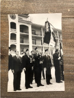 Photo D’une Cérémonie Bazeille Du RICM De Toulon 1965 Avec Les Noms - Documenti