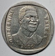 SCARES 2000 SOUTH AFRICA NELSON MANDELA SMILEY R5 (5 RAND)   - CIRCULATED - Afrique Du Sud
