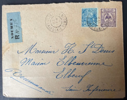 Lettre Recommande De Nouméa Nouvelle Calédonie 1920 Pour La France - Cartas & Documentos