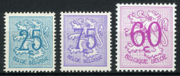 België 1368/70P3 - Cijfer Op Heraldieke Leeuw  - Unused Stamps