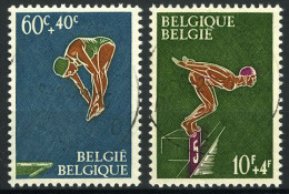 België 1372/73 - Sport - Zwemmen - Natation - Gestempeld - Oblitéré - Used - Usados
