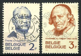 België 1214/15 - Broeder Gochet En Kanunnik Triest - Gestempeld - Oblitéré - Used - Used Stamps