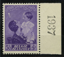 België 450 ** Koningin Astrid - Met Jaartal - Esquinas Fechadas