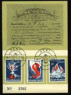 België 1290/92 MK - Socialistische Internationale - Stempel Gent - 1961-1970