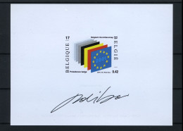 België NA10-FR - Belgisch Voorzitterschap Van De Europese Unie - Union Européenne - Paul Ibou - 2002 - Abgelehnte Entwürfe [NA]