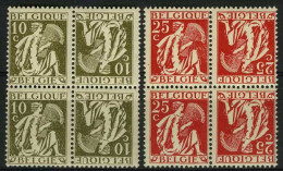 België KP13/14 ** - Ceres - MNH - Tete Beche  [KP] & Interpannelli [KT]