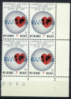 België 1619-Cu ** - Continent Buiten Het Hart - Continent Hors Du Coeur - Blok Van 4 - 1961-1990