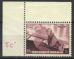 België 466-Cu ** - Koning Vliegenier - Punt Naast 5c - 1931-1960