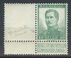 België 121-Cu ** - Gebroken Epaulet - 1901-1930