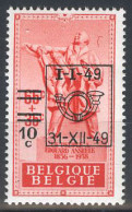 België 803-V1 * - Zwevend Haartje (licht Spoor Van Scharnier) - 1931-1960