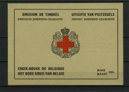 België Boekje 914A ** - Pr. Josephine-Charlotte - Rode Kruis - Croix-Rouge - FR-NL - Zonder Classificatie