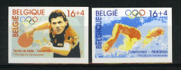 België 2646/47 ON - Sport - Olympische Spelen - Tafeltennis - Zwemmen - Tennis De Table - Natation - Swimming - 1981-2000