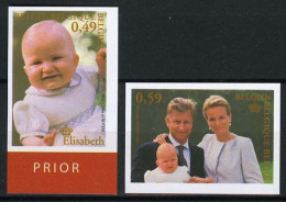 België 3098/99 ON - Prinses Elisabeth 1 Jaar - Prins Filip - Prinses Mathilde - Prior Onder - Sonstige & Ohne Zuordnung