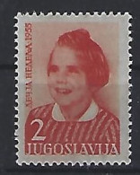 Jugoslavia 1955  Zwangszuschlagsmarken (**) MNH  Mi.14 - Beneficiencia (Sellos De)