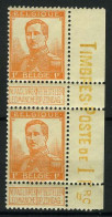 België 116 ** - Koning Albert I Uit Reeks Pellens -  "Timbres-Poste" - MNH - 1912 Pellens