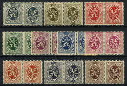 België KP3/12 ** - Heraldieke Leeuw - MNH - LUXE - Tête-bêche [KP] & Zwischensteg [KT]