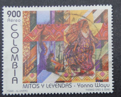 Colombia 1996 (1a) Airmail Yonna Wayu Art - Colombia