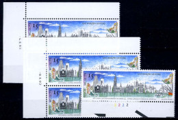 België 2495 - Antwerpen - Hoekdatums 4 II 93 - 8 II 93 + Plnr 2 - Dated Corners