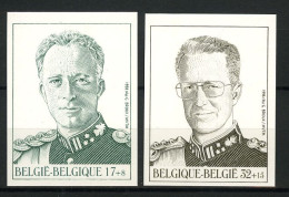 België 2738/39 ON - Koningshuis - Koning Leopold III - Koning Boudewijn I - Other & Unclassified