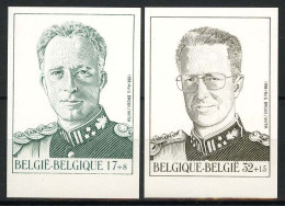België 2738/39 ON - Koningshuis - Koning Leopold III - Koning Boudewijn I - Sonstige & Ohne Zuordnung