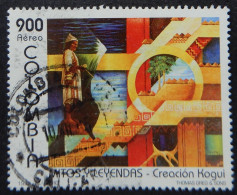 Colombia 1996 (1c) Airmail Creacion Kogui Art - Colombia