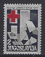 Jugoslavia 1955  Zwangszuschlagsmarken (*) MM  Mi.15 - Wohlfahrtsmarken