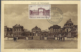 FRANCE 1952: FDC Du  Château De Versailles - 1950-1959